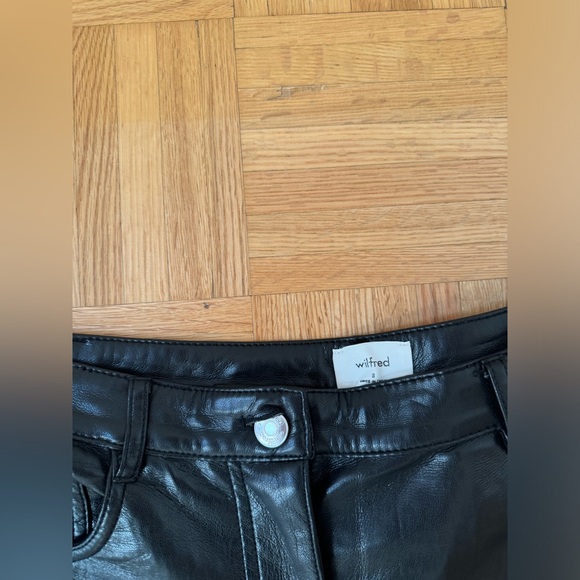 Aritzia Wilfred Leather Pants - Picture 3 of 3